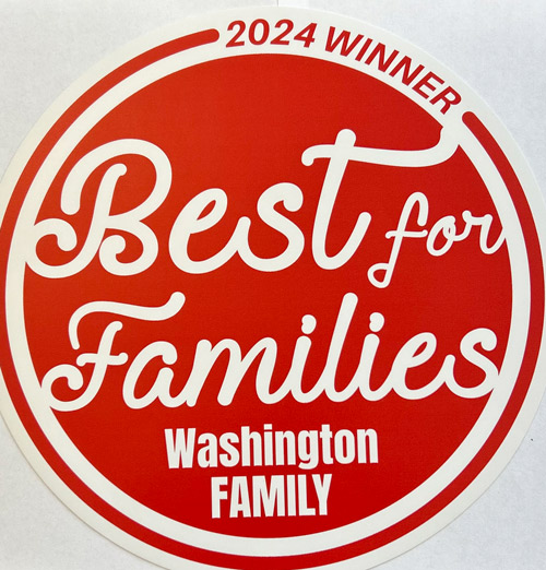 2024 Best for Families award from Washington Family