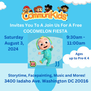 Communikids CoComelon Storytime Event Flyer
